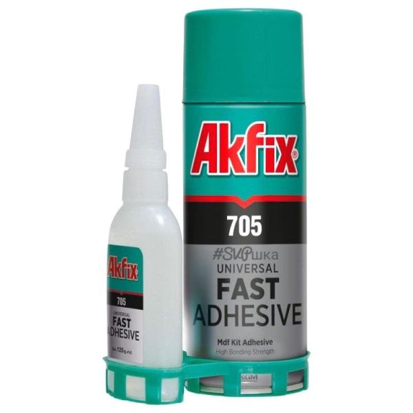 Клей з активатором Akfix 705 200мл / 50гр