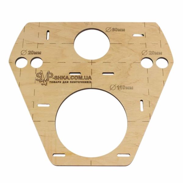 Шаблон під інсталяцію унітазу