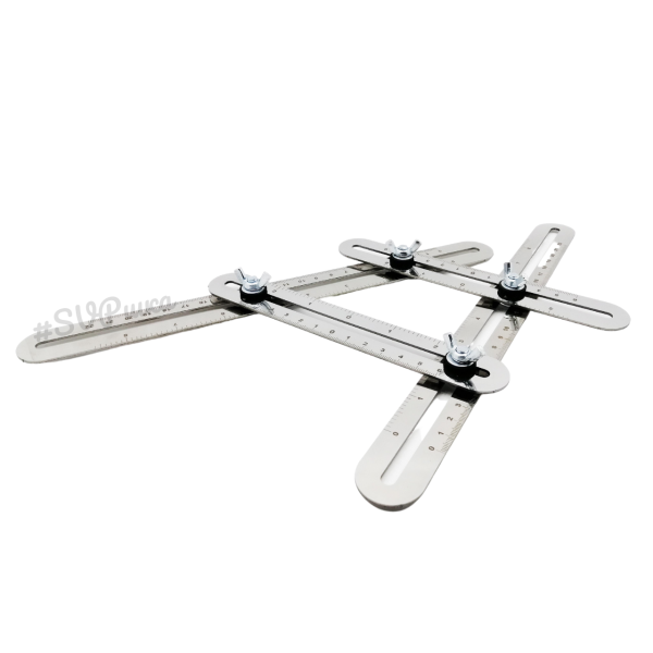 Лінійка-шаблон із нержавіючої сталі