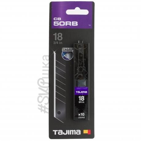 Сегментні леза Premium 18мм TAJIMA DORA Razar Black Blades 10 шт