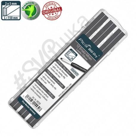 Запасні графітові жала 6030 для Pica BIG Dry, 2B 12шт