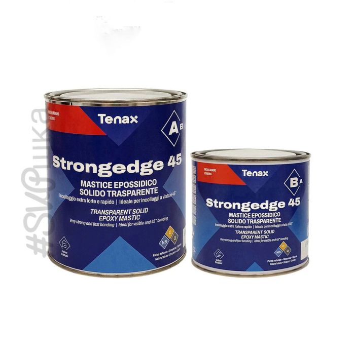 Клей эпоксидный Tenax StrongEdge 45 (A+B) прозрачный, 1+0,5л