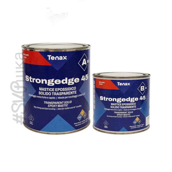 Епоксидний клей Tenax StrongEdge 45 (A+B) прозорий, 1+0,5л